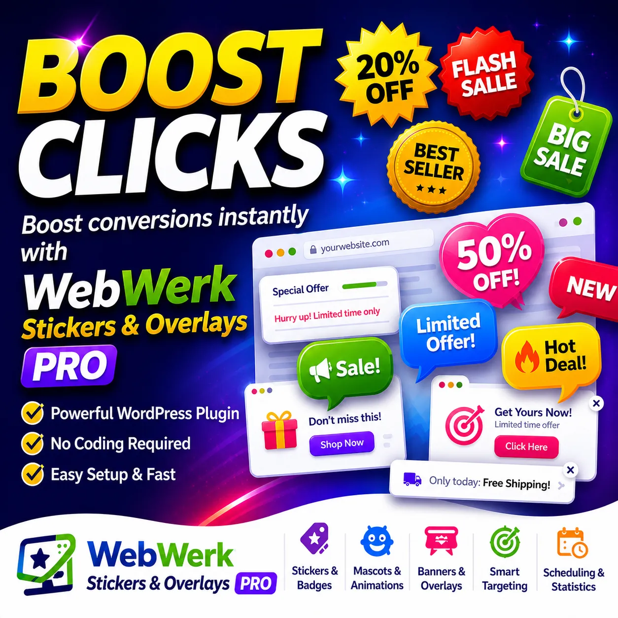 WebWerk Stickers & Overlays