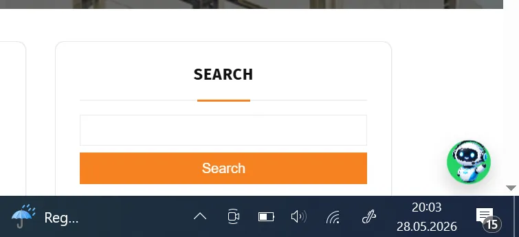 WebWerk Contact Chat Widget Free – schwebender Chat-Button unten rechts auf der Website