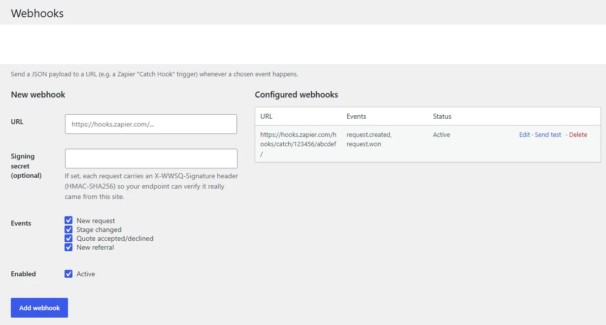 Webhooks